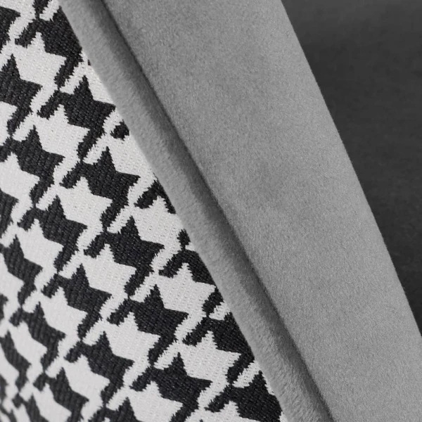 Купить Стул Leo тёмно-серый с жаккардом по низкой цене