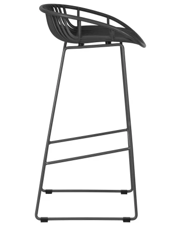 Купить Стул барный DOBRIN FRANK, темно-серый по выгодной цене для кафе, ресторанов и кухни