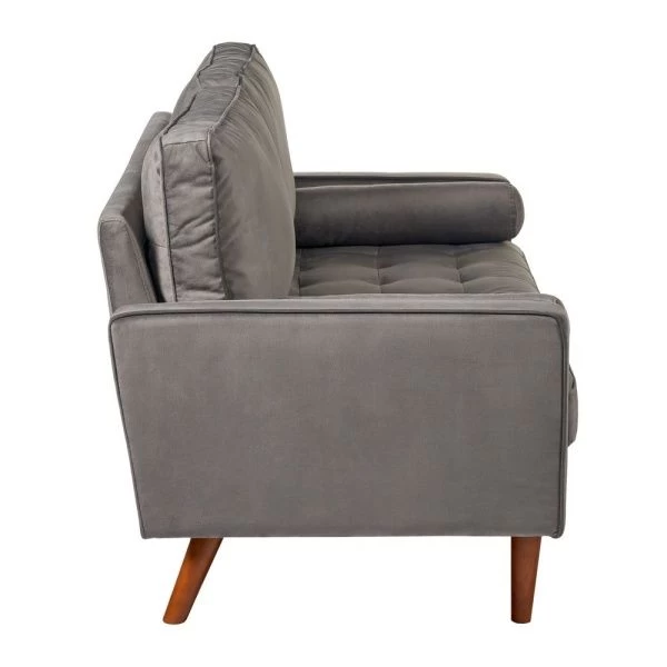 Купить Диван Scott двухместный серый по низкой цене