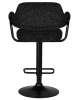 Купить Набор 2 шт Стул барный DOBRIN CHARLY BLACK, черный твид (LEO18) в интернет-магазине КупиКресла.ру