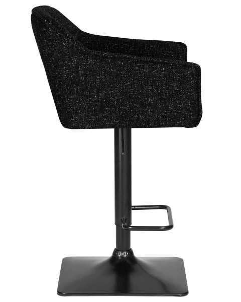 Купить Набор 2 шт Стул барный DOBRIN RALF, черный твид (LEO18) по низкой цене