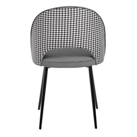 Купить Стул Leo тёмно-серый с жаккардом в интернет-магазине КупиКресла.ру