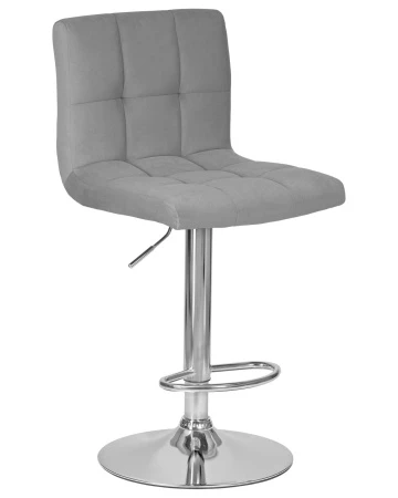 Стул барный DOBRIN CANDY, серый велюр (MJ9-75)