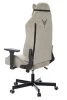 Кресло игровое Knight N1 Fabric бежевый Light-21 с подголов. крестов. металл