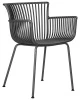 Стул обеденный DOBRIN ROSS, темно-серый (GR-04) без подушки