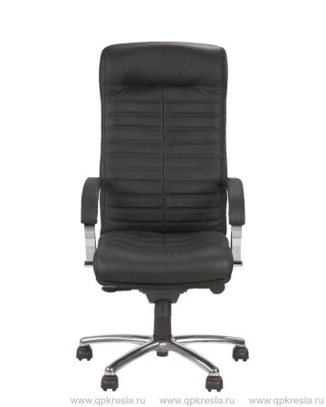 Кресло руководителя ORION STEEL CHROME (Орион) (Экокожа черный)