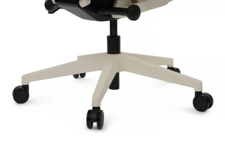 Эргономичные кресла - Кресло Antler EAN-001AW Белый пластик/Светло-бежевый