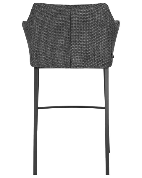 Стул барный DOBRIN LUCAS, серая ткань (F-22) для кафе, ресторанов и кухни