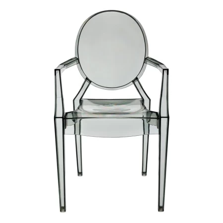 Купить Стул Louis Ghost прозрачный серый по низкой цене