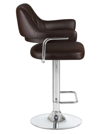 Купить Стул барный DOBRIN CHARLY, коричневый по выгодной цене для кафе, ресторанов и кухни