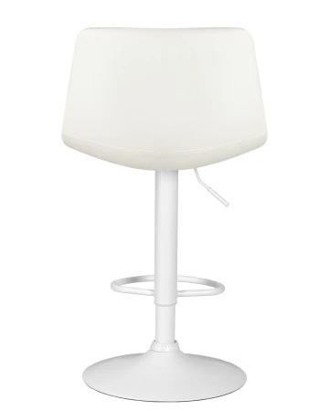 Купить Стул барный DOBRIN TAILOR WHITE, белый PU по выгодной цене для кафе, ресторанов и кухни