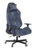 Кресла для геймеров - Кресло игровое Knight N1 Fabric синий Light-27 с подголов. крестов. металл