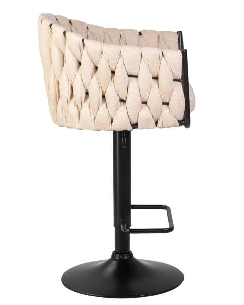 Купить Набор 2 шт Стул барный DOBRIN LEON, бежевая ткань (LAR 275-1) по низкой цене