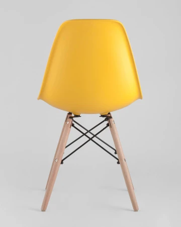 Купить Стул Eames DSW желтый по низкой цене