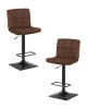 Набор 2 шт Стул барный DOBRIN DOMINIC, шоколадный велюр (MJ9-111)