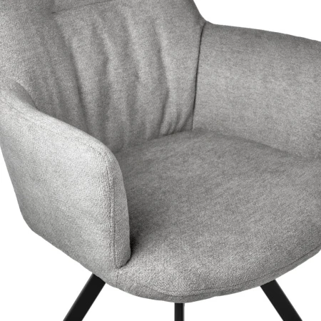 Купить Стул Grant серый шенил на поворотном механизме по низкой цене