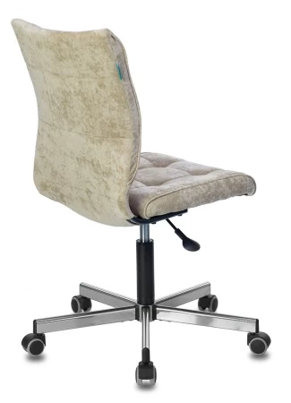 Офисные кресла - Кресло Бюрократ CH-330M песочный Light-21 крестовина металл хром