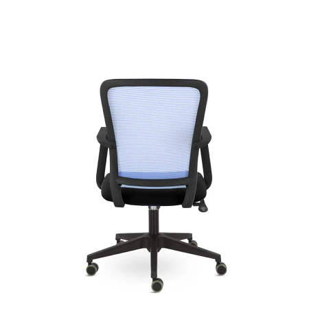 Офисные кресла - Кресло М-806 Хэнди/Handy blackPL Ср JD-10/D26-28 (голубой/черный)