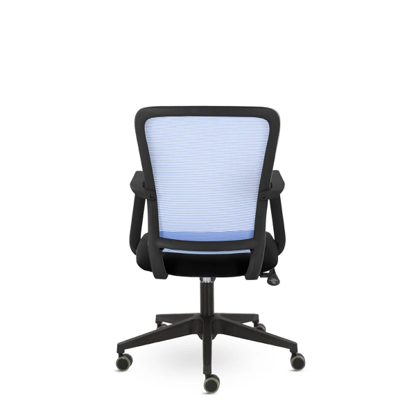 Кресло М-806 Хэнди/Handy blackPL Ср JD-10/D26-28 (голубой/черный) | Купить в КупиКресла.ру