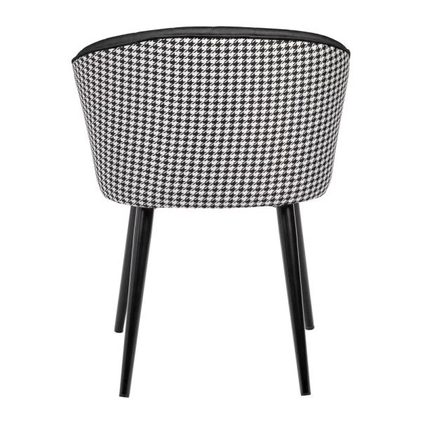 Купить Стул Paola чёрный с жаккардом по низкой цене