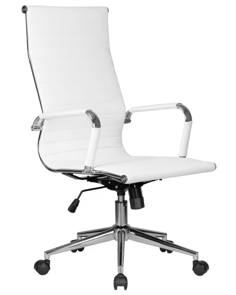 Офисное кресло для руководителей DOBRIN CLARK SIMPLE, белый | Купить в КупиКресла.ру