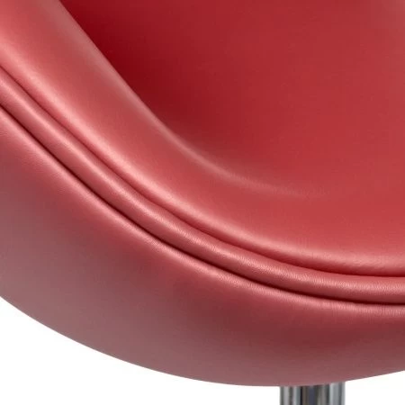 Купить Кресло SWAN CHAIR красный, натуральная кожа по низкой цене