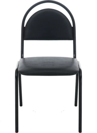 Офисный стул Стандарт (минимальный заказ 30 шт) (Кожзам Черный)