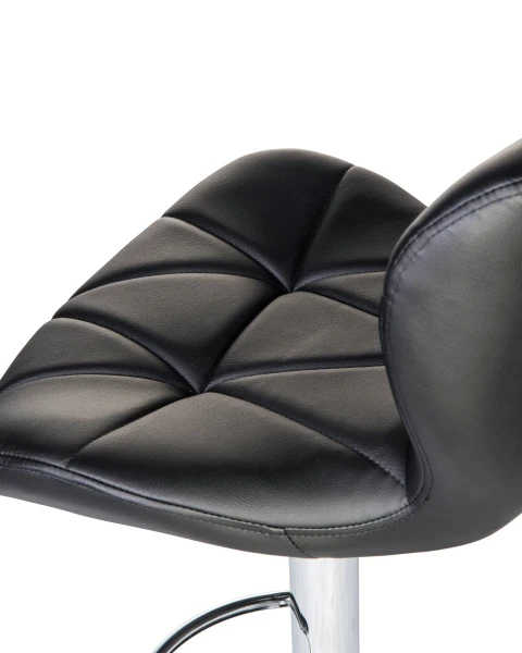 Стул барный DOBRIN BARNY, чёрный для кафе, ресторанов и кухни