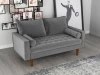 Купить Диван Scott двухместный серый по низкой цене
