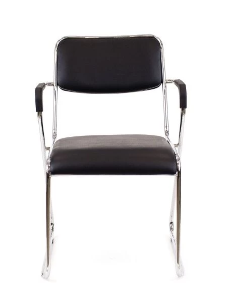 Купить Кресло Everprof Fix Plus Chrome Экокожа Черный по выгодной цене