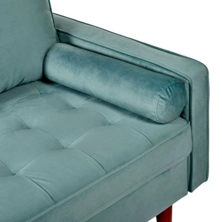 Купить Диван Scott двухместный серо-голубой по низкой цене