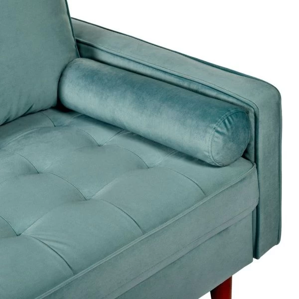 Купить Диван Scott двухместный серо-голубой по низкой цене