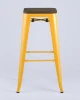 Купить Стул барный TOLIX WOOD желтый по выгодной цене для кафе, ресторанов и кухни