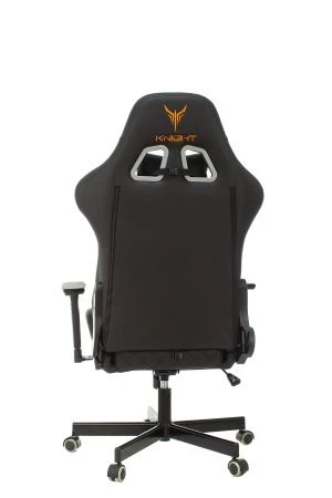 Кресла для геймеров - Кресло игровое Knight ARMOR черный ромбик эко.кожа с подголов. крестов. металл