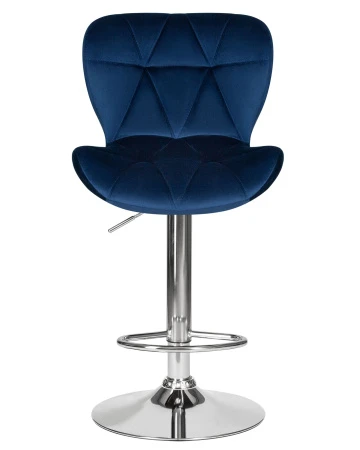 Купить Набор 2 шт Стул барный DOBRIN BARNY, синий велюр (MJ9-117) в интернет-магазине КупиКресла.ру