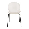 Купить Стул Wave белый с черными ножками по низкой цене