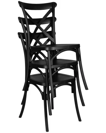 Купить Стул обеденный DOBRIN ZILAN, цвет чёрный (B-03) в интернет-магазине КупиКресла.ру