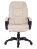 Кресла руководителя - Кресло руководителя Бюрократ CH-868N слоновая кость OR-10 эко.кожа крестовина пластик