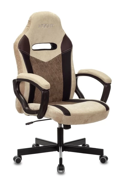 Кресло игровое Zombie VIKING 6 KNIGHT Fabric бежевый с подголов. крестовина металл | Купить в КупиКресла.ру