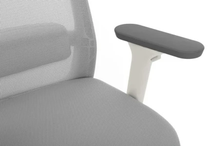 Эргономичные кресла - Кресло Work W-218C WHITE Светло-серый