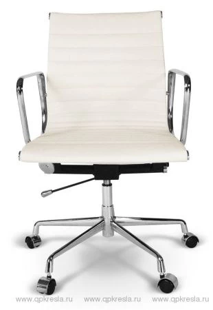 Кресло Eames (Эймс) Ribbed белое