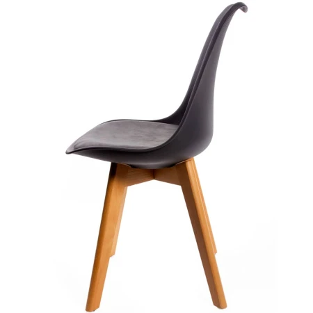Купить Комплект из 4-х стульев Eames Bon чёрный в интернет-магазине КупиКресла.ру