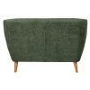 Купить Диван Picasso двухместный зелёный, шенилл по низкой цене
