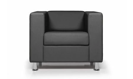 Кресло Аполло Экокожа Черный