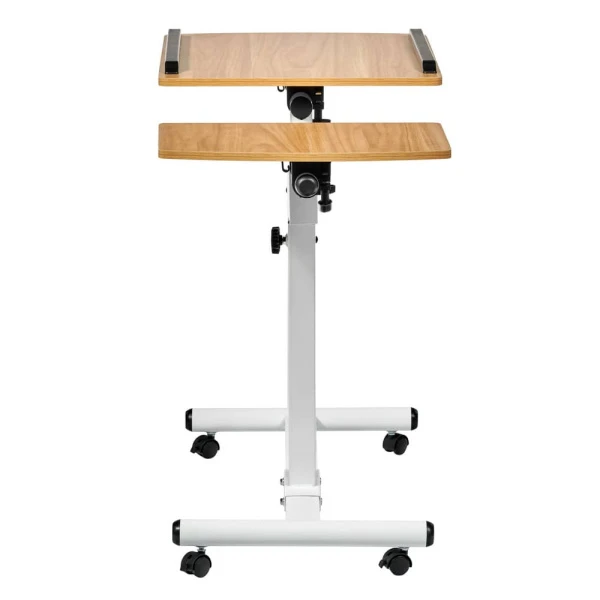 Купить Стол многофункциональный Palma 60x40x62-96см, светлое дерево, белый по низкой цене