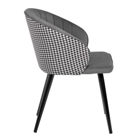 Купить Стул Paola тёмно-серый с жаккардом в интернет-магазине КупиКресла.ру
