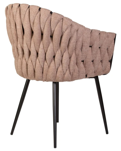 Купить Стул обеденный DOBRIN MATILDA, коричневая ткань (LAR 275-3) по низкой цене