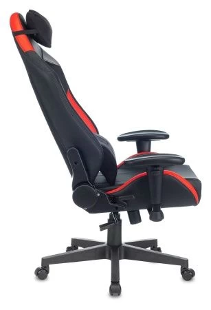 Кресла для геймеров - Кресло игровое Zombie HERO BATTLEZONE PRO черный/красный искусственная кожа с подголов. крестовина пластик