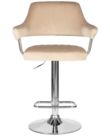 Купить Набор 2 шт Стул барный DOBRIN CHARLY, бежевый велюр (MJ9-10) в интернет-магазине КупиКресла.ру