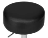 Купить Пуф DOBRIN DANNY, черный PU в интернет-магазине КупиКресла.ру